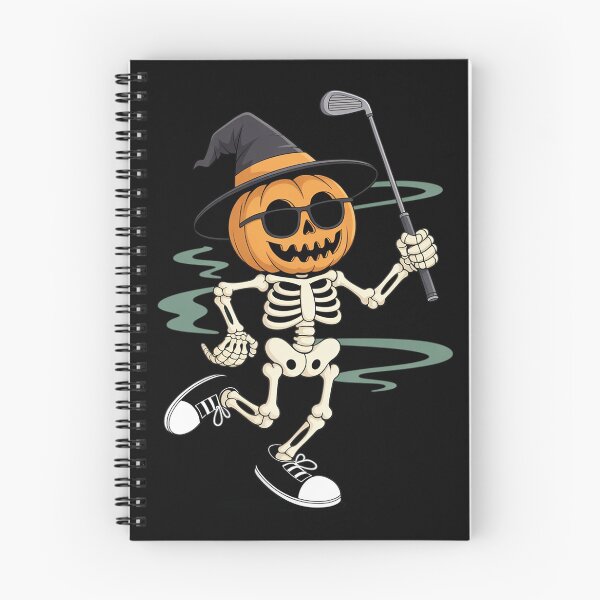Item preview, Skeleton Golf Pumpkin Golfing Golfer Halloween Costume Idea  designed and sold by lilLilaBatArt.