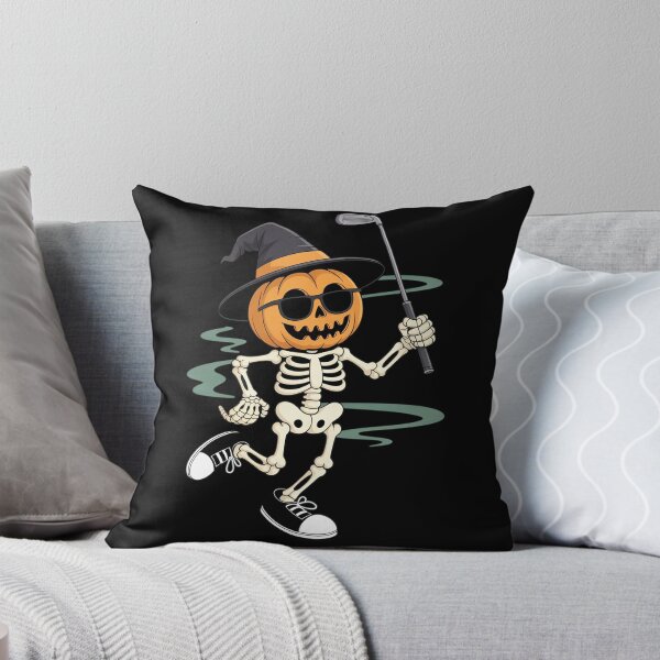 Item preview, Skeleton Golf Pumpkin Golfing Golfer Halloween Costume Idea  designed and sold by lilLilaBatArt.
