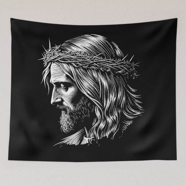 Item preview, Sacred Jesus Christ Religious Art designed and sold by FAITHandPEACE.
