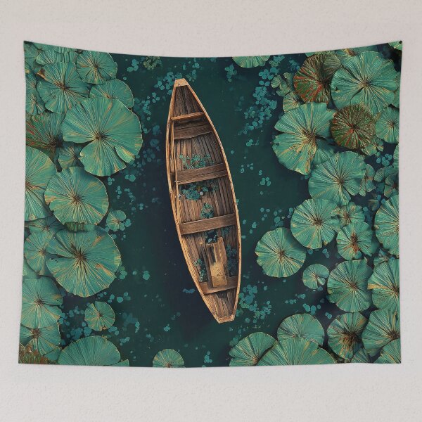 Item preview, Serene Lily Pads Journey designed and sold by Venon28.
