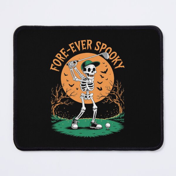 Item preview, Skeleton Playing Golf designed and sold by lilLilaBatArt.