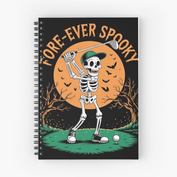 Item preview, Skeleton Playing Golf  designed and sold by lilLilaBatArt.