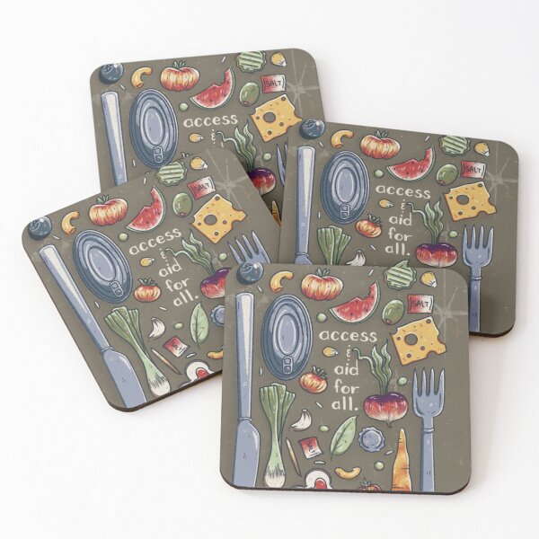 Item preview, Food Access For All (Taupe) designed and sold by decafmari.