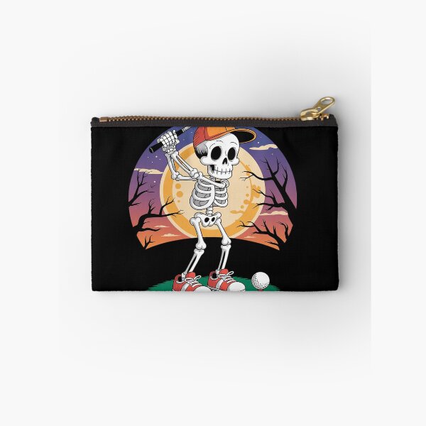 Item preview, Skeleton Playing Golf Halloween Golf Player Spooky Golfer  designed and sold by lilLilaBatArt.
