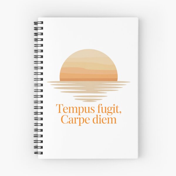 Item preview, Tempus Fugit Carpe Diem Retro Minimalist Sunset Inspiration designed and sold by chattsuede.