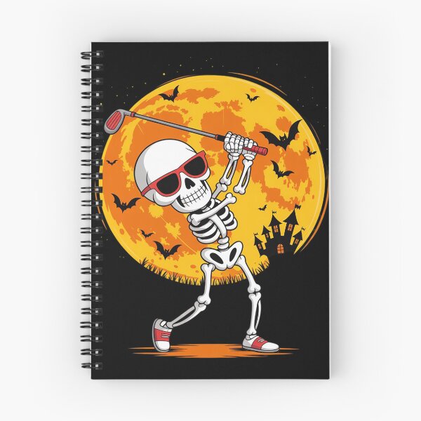 Item preview, Skeleton Sunglasses Playing Golf Halloween Player Team  designed and sold by lilLilaBatArt.