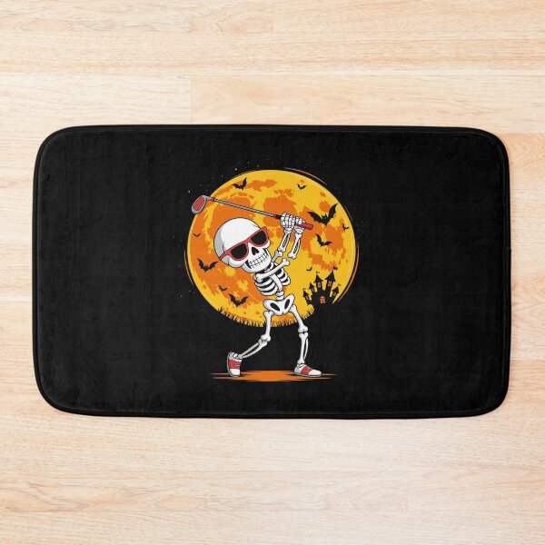 Item preview, Skeleton Sunglasses Playing Golf Halloween Player Team  designed and sold by lilLilaBatArt.
