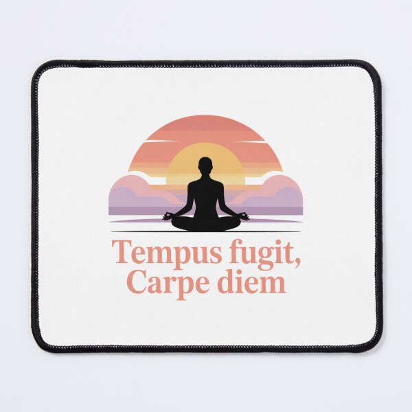 Item preview, Tempus Fugit Carpe Diem Minimalist Mindfulness Sunset Latin Quote designed and sold by chattsuede.