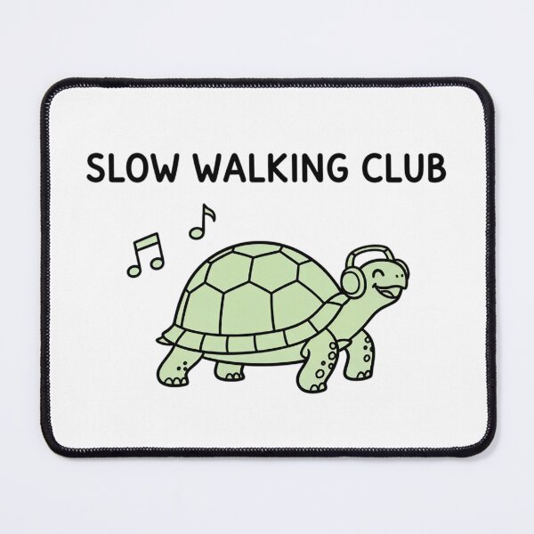 Item preview, Slow Walking Club – Cute Turtle Listening to Music designed and sold by Velustro Shop.