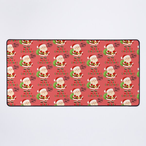 Artikelvorschau, Cheerful Santa Claus Ho Ho Ho Greeting Illustration entworfen und verkauft von HorizonStores.