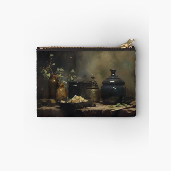 Item preview, Moody Kitchen Still Life Painting, Vintage Rustic Kitchen Decor, Farmhouse Kitchen Print, Antique Painting, Digital Printable Art designed and sold by SavageVision.