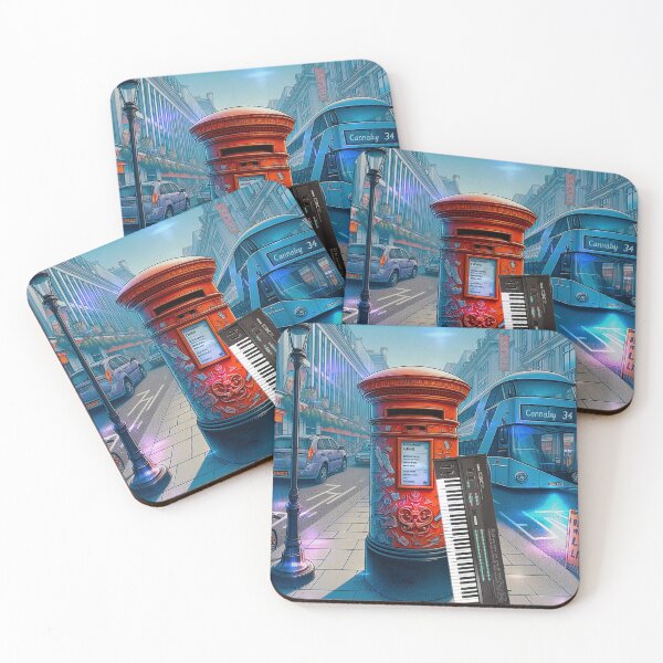 Item preview, Music Instruments into Digital Art: Keyboards designed and sold by QuasarDigitalSurrealism.