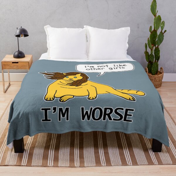 Item preview, I'm Not Like Other Girls I'm Worse designed and sold by ellenhenry.