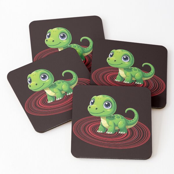 Item preview, Green Dinosaur in a Circle Pattern designed and sold by PVTCreations.
