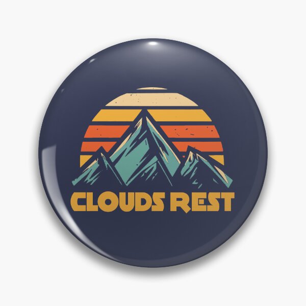 Item preview, Clouds Rest Mountain Yosemite Retro Turquoise designed and sold by Esskay Designs.