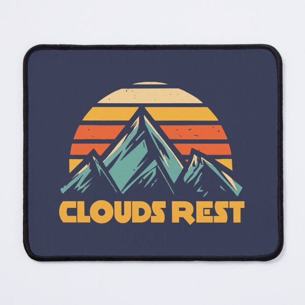 Item preview, Clouds Rest Mountain Yosemite Retro Turquoise designed and sold by Esskay Designs.