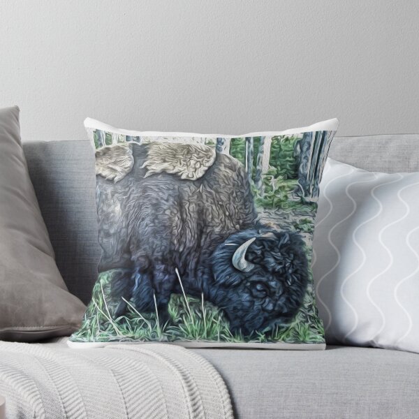 Item preview, Bison in Yellowstone National Park designed and sold by Gregory Dyer.