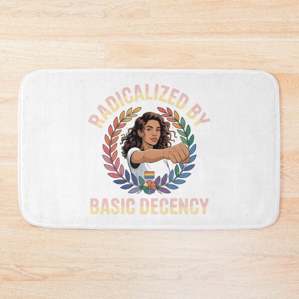 Item preview, Radicalized By Basic Decency Empowering Woman Modern Pride Activist designed and sold by chattsuede.