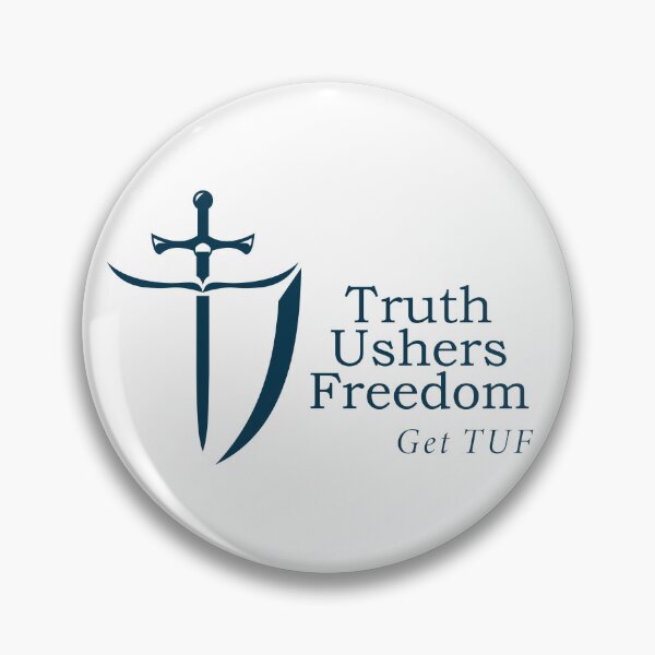 Item preview, Truth Ushers Freedom sword and partial shield (blue) designed and sold by PAXsword.