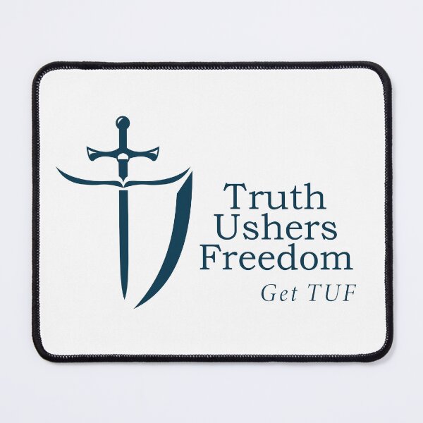 Item preview, Truth Ushers Freedom sword and partial shield (blue) designed and sold by PAXsword.