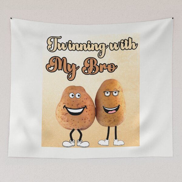 Item preview,  Twinning with My Bro Potato designed and sold by MarcelooArt.