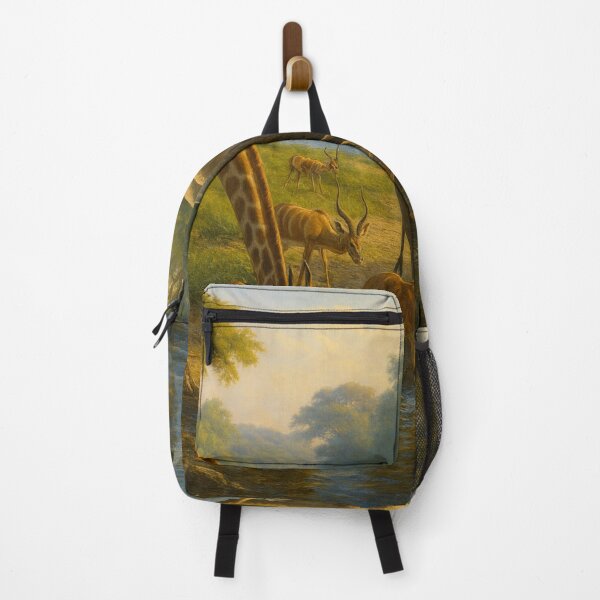 Item preview, Animais selvagens no rio ao entardecer   designed and sold by Leonornature.