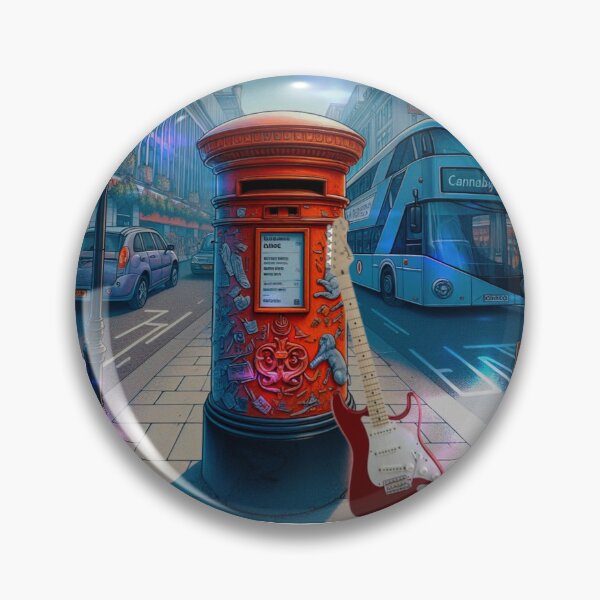 Item preview, Music Instruments into Digital Art: Guitars Strato (Clapton's) on Carnaby Rd. designed and sold by QuasarDigitalSurrealism.