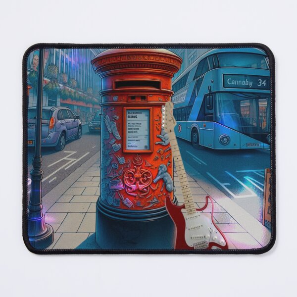 Item preview, Music Instruments into Digital Art: Guitars Strato (Clapton's) on Carnaby Rd. designed and sold by QuasarDigitalSurrealism.