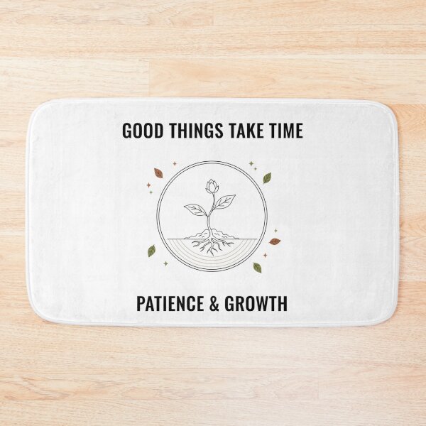 Item preview, Good Things Take Time Minimalist Tee | Patience & Slow Living designed and sold by MINIMA.LIGN.