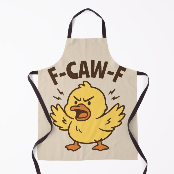 Item preview, F-CAW-F Angry Duck Quack Funny Pun designed and sold by NosandEdgy.