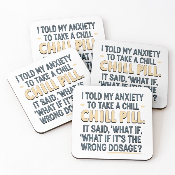 Item preview, Anxiety Took the Chill Pill Too Literall designed and sold by LOLbySA.