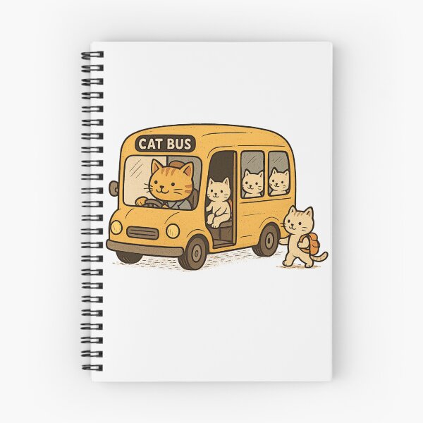 Item preview, Cat Bus with little cats designed and sold by RyoSaeba90.