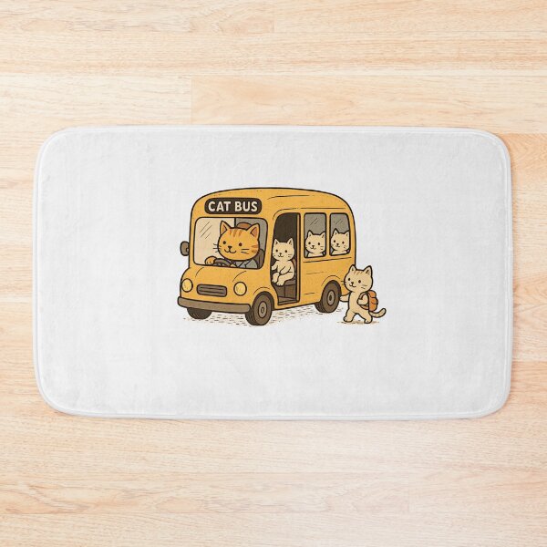 Item preview, Cat Bus with little cats designed and sold by RyoSaeba90.