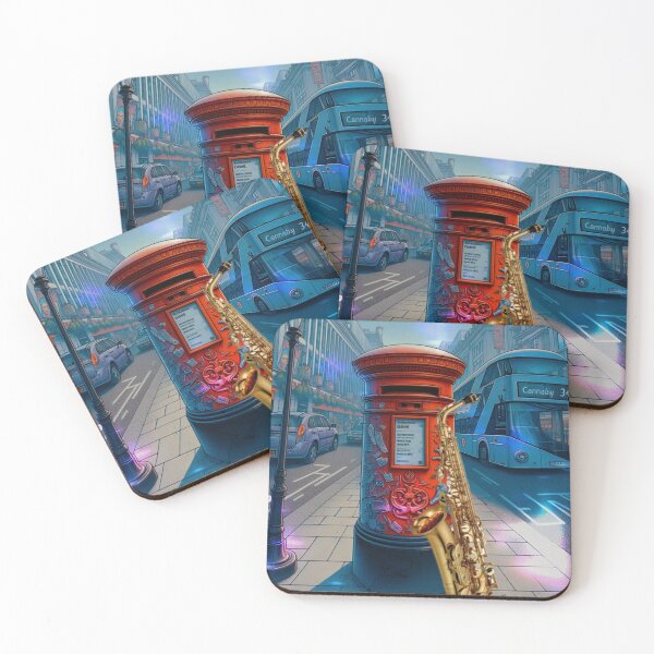Item preview, Music Instruments into Digital Art: Sax on Carnaby Rd. designed and sold by QuasarDigitalSurrealism.