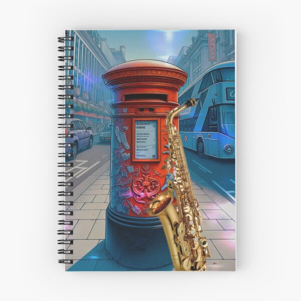Item preview, Music Instruments into Digital Art: Sax on Carnaby Rd. designed and sold by QuasarDigitalSurrealism.