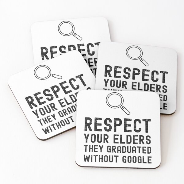 Item preview, Respect your elders  |  Black on white version designed and sold by heptenart.