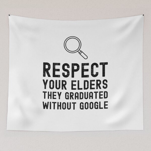 Item preview, Respect your elders  |  Black on white version designed and sold by heptenart.