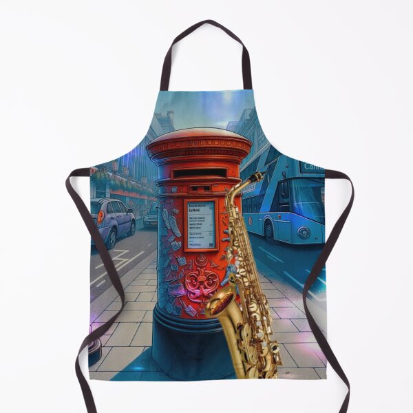 Item preview, Music Instruments into Digital Art: Sax on Carnaby Rd. designed and sold by QuasarDigitalSurrealism.