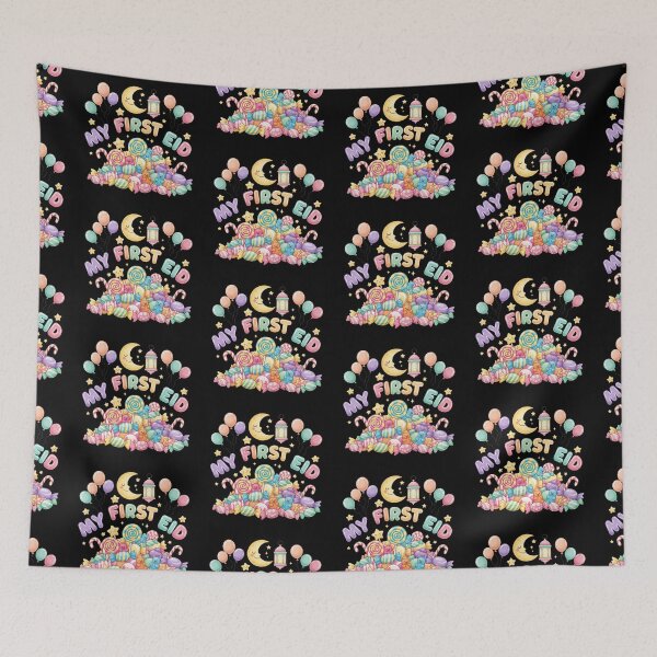 Item preview, My First Eid Candyland – Cute Baby Eid Celebration Design designed and sold by D-Islamic.