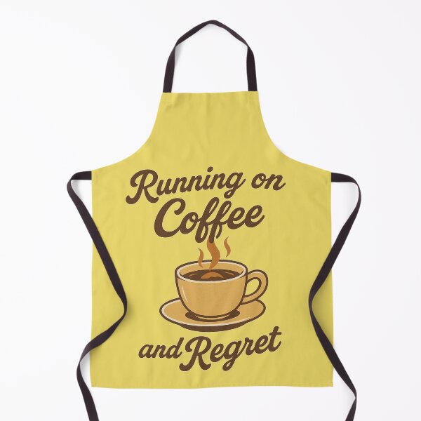 Item preview, Running on Coffee and Regret- Funny Vintage designed and sold by DZIERANA.