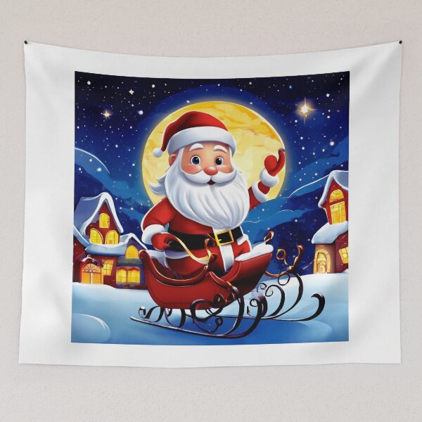 Item preview, Santa's Nighttime Journey. designed and sold by Zofia Sosnecka.