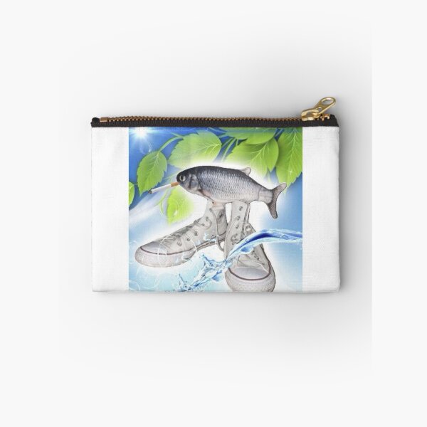 Item preview, chill fish with shoes and a cigarette designed and sold by Shrewd Mood.