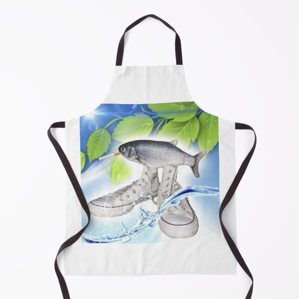 Item preview, chill fish with shoes and a cigarette designed and sold by Shrewd Mood.