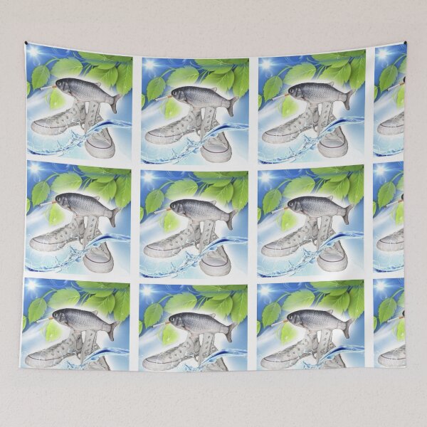 Item preview, chill fish with shoes and a cigarette designed and sold by Shrewd Mood.