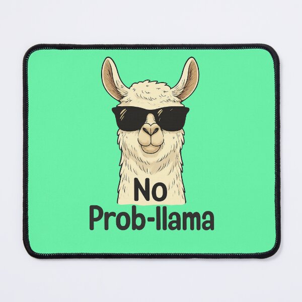 Item preview, No Prob Llama with Sunglasses designed and sold by The Daily Sketchbook .