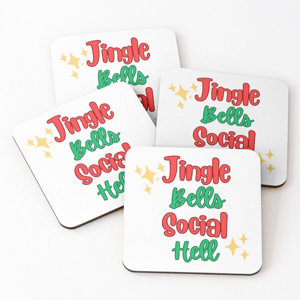 Item preview, Jingle Bells Social Hell | Funny Introvert Christmas designed and sold by LenaBlueDesigns.