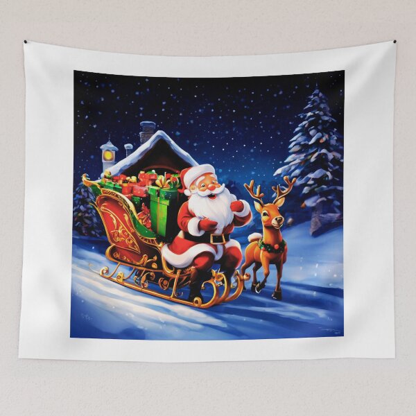 Item preview, Santa's Nighttime Journey. designed and sold by Zofia Sosnecka.