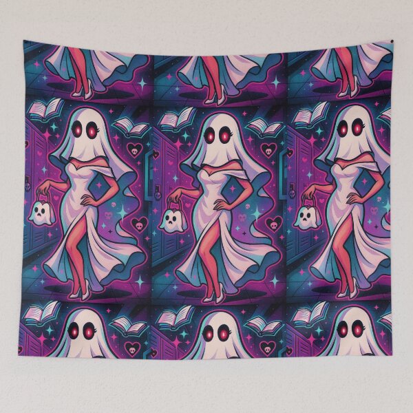 Item preview, Bold Lineart Ghostcore baddie – Vaporwave Glow Style designed and sold by Dreamy Panda Studio .