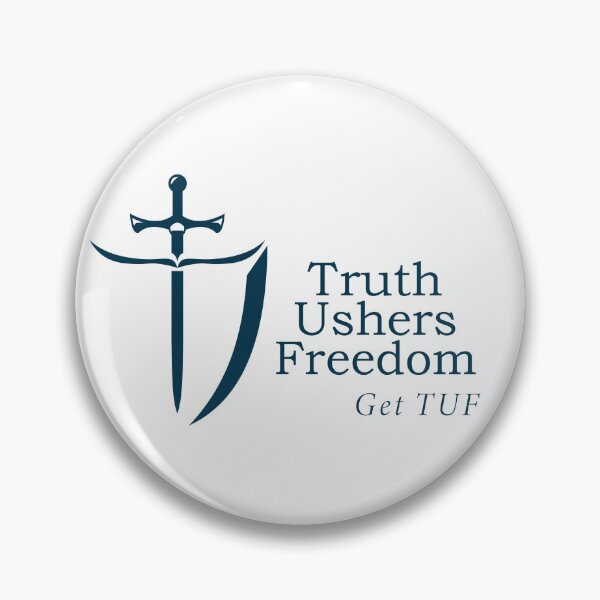 Item preview, Truth Ushers Freedom sword and partial shield (blue transparent) designed and sold by PAXsword.