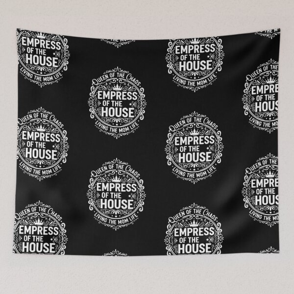 Item preview, Queen of the chaos, Empress of the House, Living the mom life designed and sold by GraphicTeeHubs.